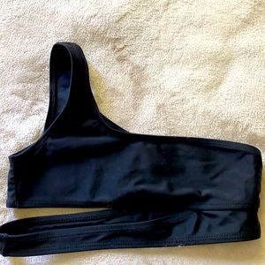 black bikini top